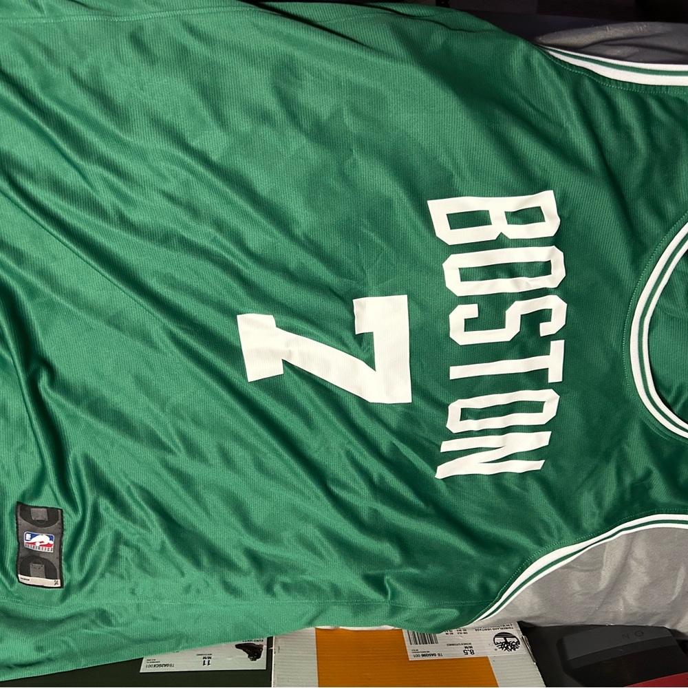 Green Boston Basketball Jersey